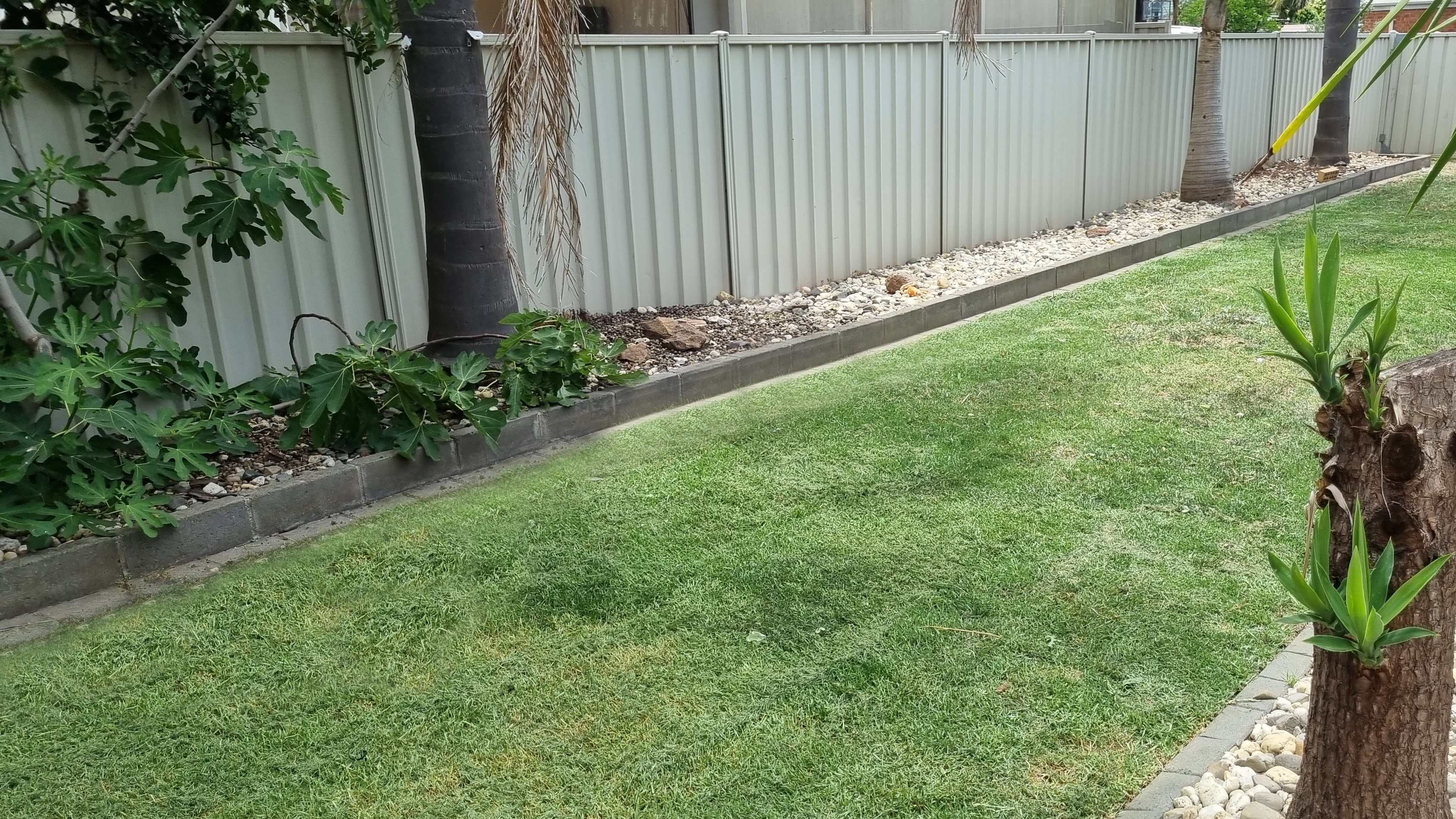 Mowing and edging example